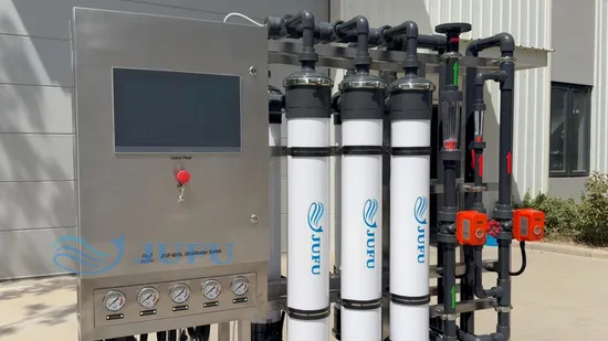 Système de purification d'eau UF 6000 lph Système d'eau potable Système d'ultrafiltration