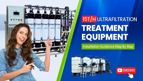 Système de traitement de l'eau par osmose inverse (RO) 15 t/h Système d'ultrafiltration Ocpuritech Purification de l'eau Machine de purification d'eau pure