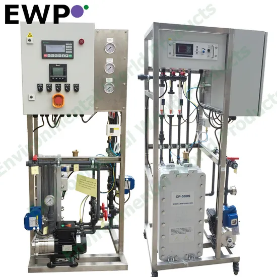 Système d'électrodéionisation (EDI) pour système d'osmose inverse conteneurisé